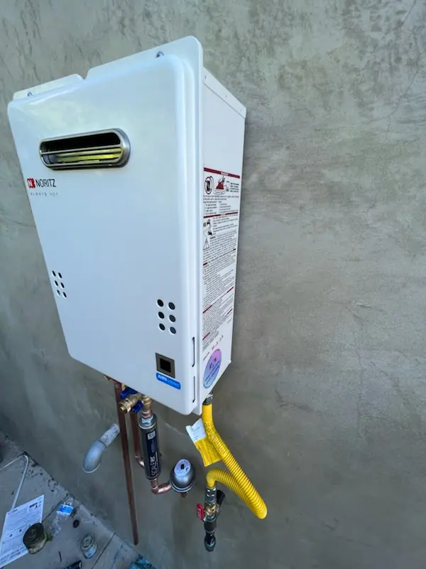 Tankless water heater installation for Pine Creek homes